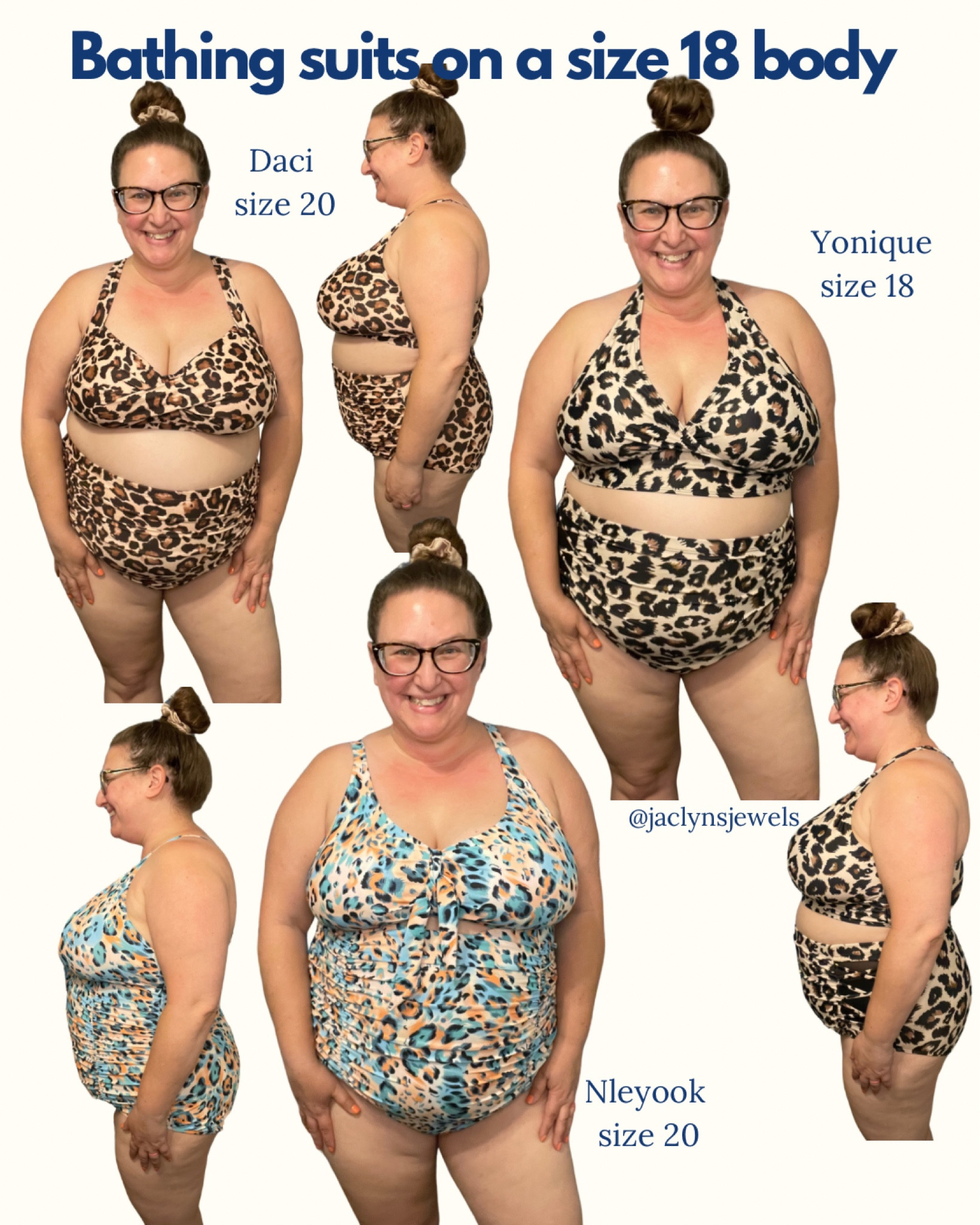 Looking for a leopard print bathing suit to match the theme of my niece’s birthday party.

I went with the one of the right from Yonique. It was the most comfortable & looked the best to me. 

#leopard
#leopardbathingsuit
#size18bathingsuit

#LTKswim #LTKSeasonal #LTKunder50