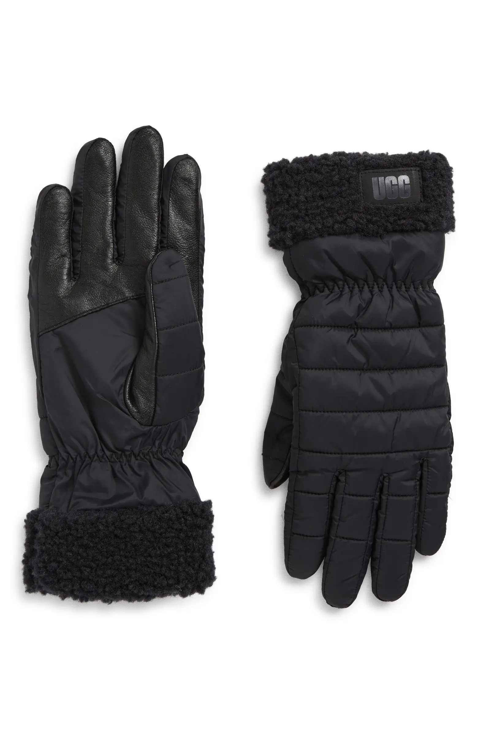 AW UGGfluff Cuff Gloves | Nordstrom