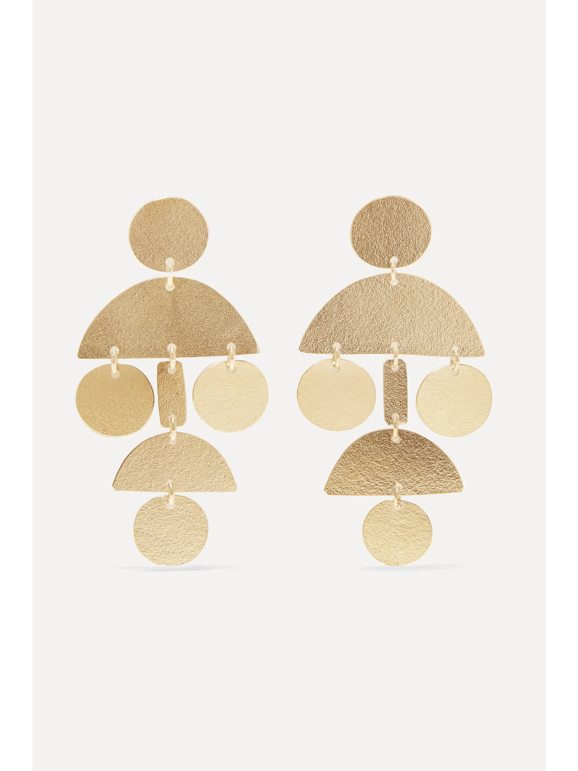 Mini Pompom gold-tone earrings | NET-A-PORTER (US)
