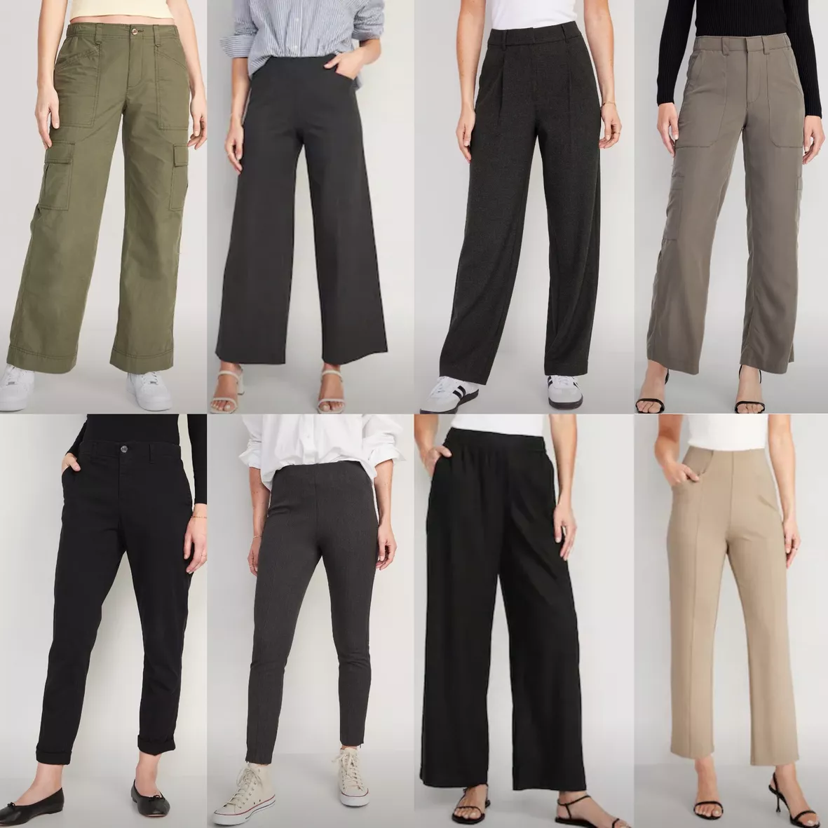 Mid-Rise Cargo Wide-Leg Pants for … curated on LTK