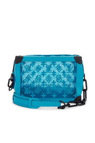 Louis Vuitton Mesh Soft Trunk Shoulder Bag in Blue | FWRD 