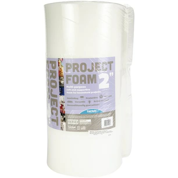 Project Foam Multipurpose Foam by Fairfield™, 24" x 72" x 2" thick | Walmart (US)