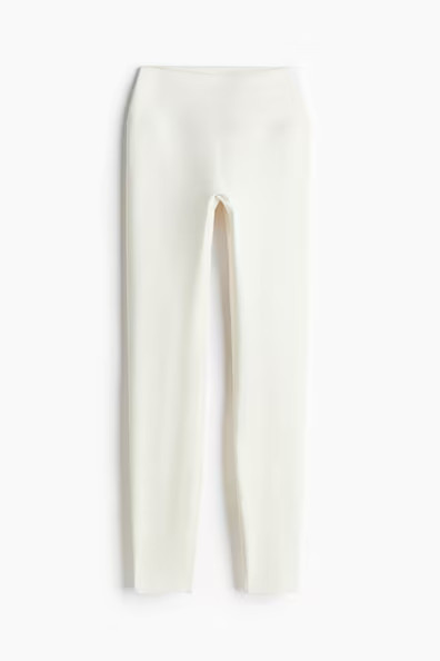 H & M - Sportleggings mit SoftMove - Weiß - Sportswear | H&M (DE, AT, CH, NL, FI)