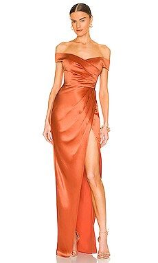 SAU LEE x REVOLVE Gwyneth Gown in Copper from Revolve.com | Revolve Clothing (Global)