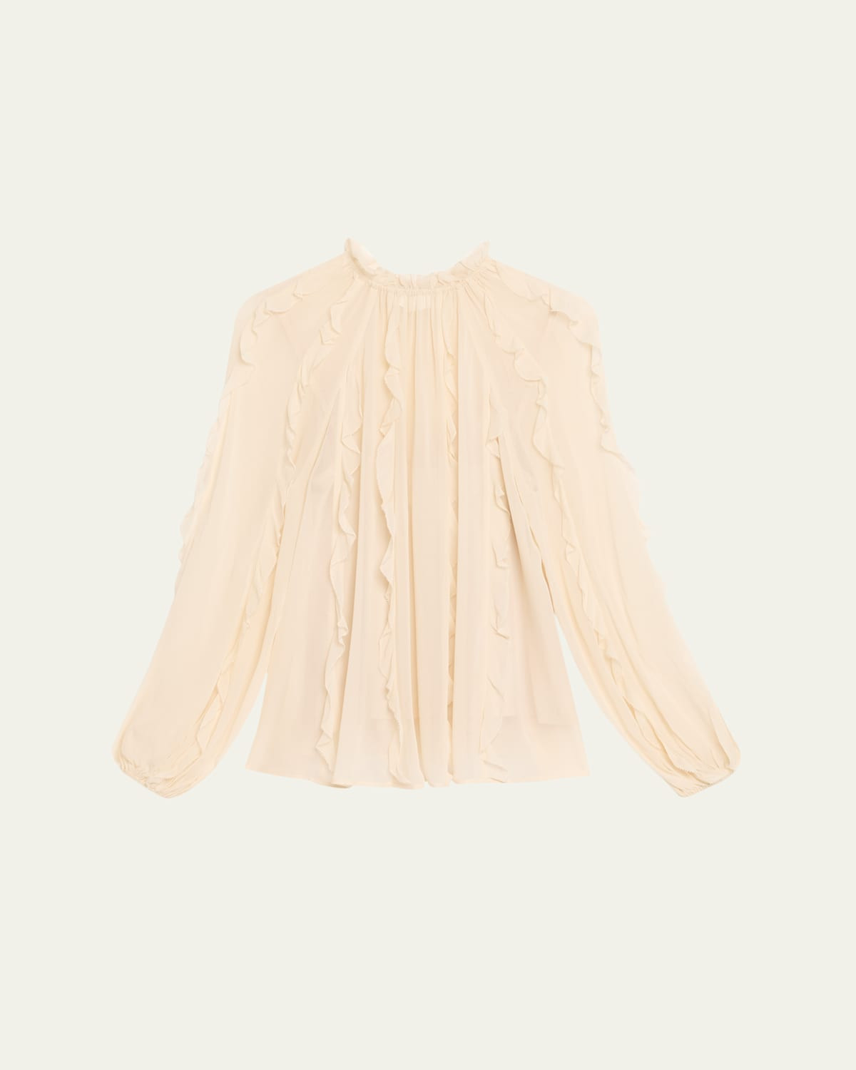 Frill Billow Blouse | Bergdorf Goodman