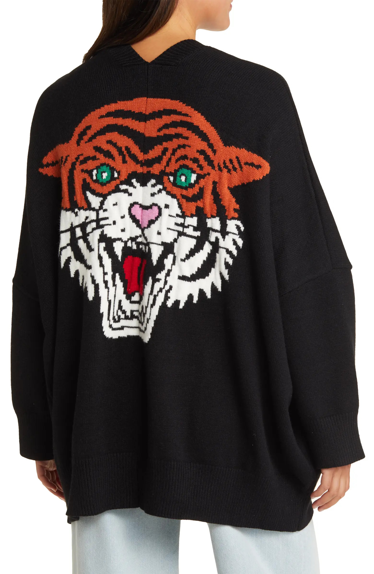 Tiger Oversize Cardigan | Nordstrom