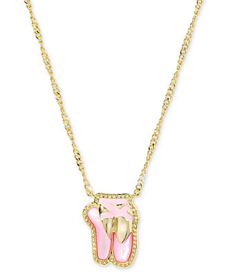 Kendra Scott Ballet Short Pendant Necklace, 16" + 3" - Macy's | Macy's
