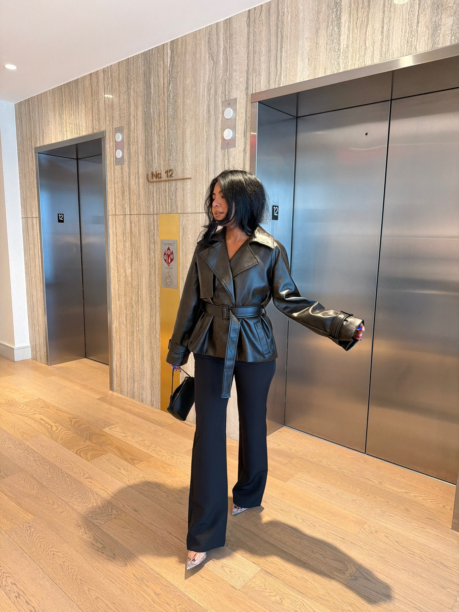 Wore to conference day!! Size small jacket! And size 4 trousers