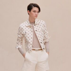 Authentic Hermes Chaine D’ancre Denim Jacket Sz 36 | Poshmark