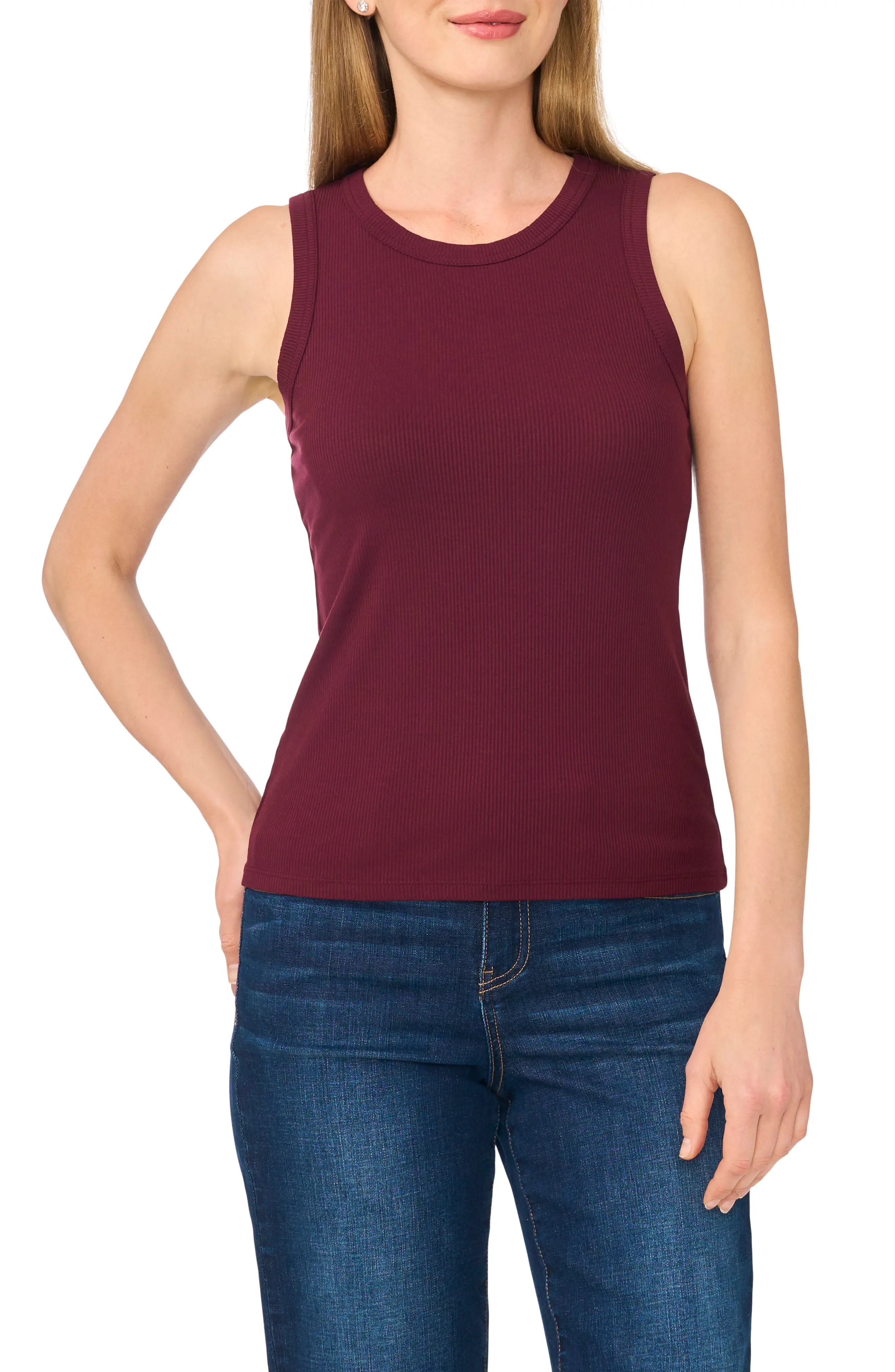 Fitted Ribbed Tank Top (Women) | Nordstromrack | Nordstrom Rack