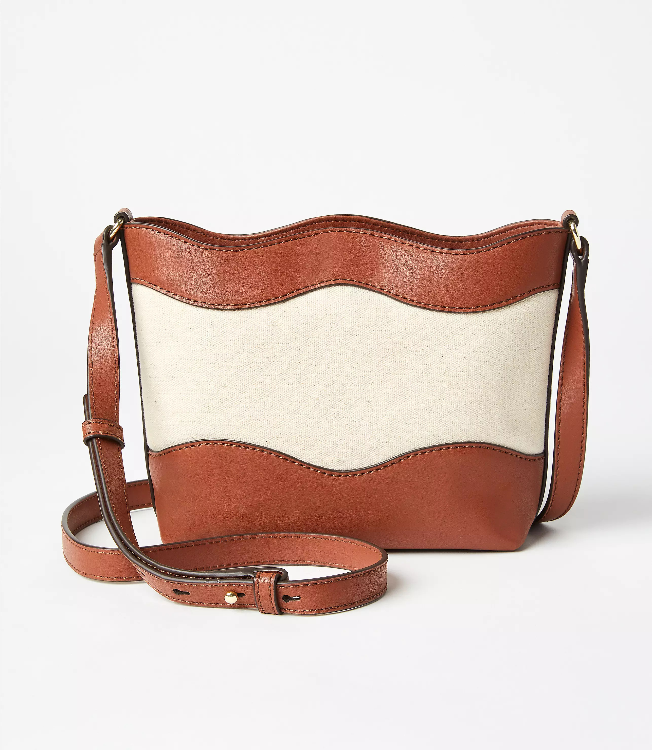 Wave Canvas Crossbody Bag | LOFT