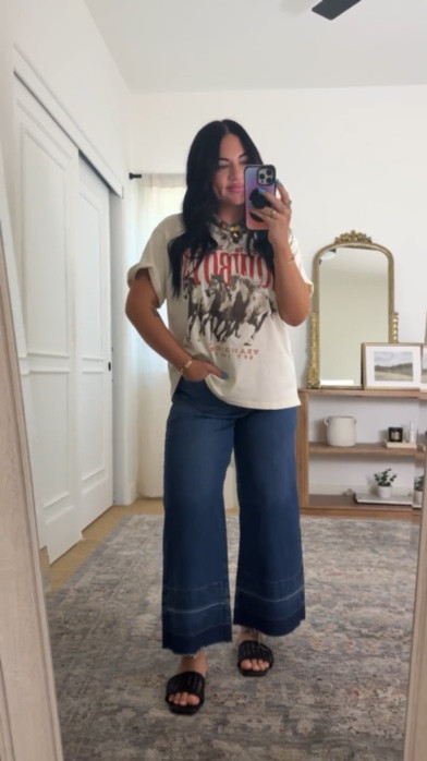 I am LOVING my new jeans from @wrangler!! My body is changing and I no longer have jeans that fit me, but these bespoke jeans are phenomenal and fit to perfection!

in the first pair i’m a size 33x30, the flare jeans in rosa
in the second pair i’m a size 33x30, the trousers in alexandra
in the third pair im a size 32x26, the wide leg crop in miranda 

size small in the first tee
size small in the second button up
size large in the last tee

Wrangler, wrangler jeans, midsize jeans, country wear, western wear, country outfits, tori block

#LTKSeasonal #LTKootd #LTKMidsize