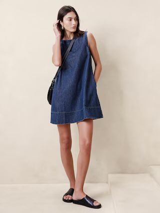 Ella Italian Denim Mini Dress | Banana Republic (US)