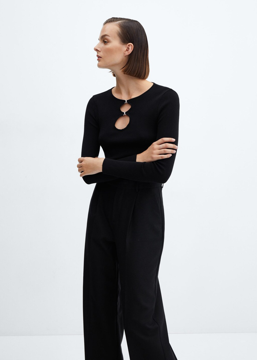 Pesquisa: Camisola de malha com abertura (7) | Mango Portugal | Mango PT