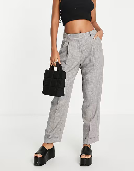 Topshop tailored jogger in grey | ASOS (Global)