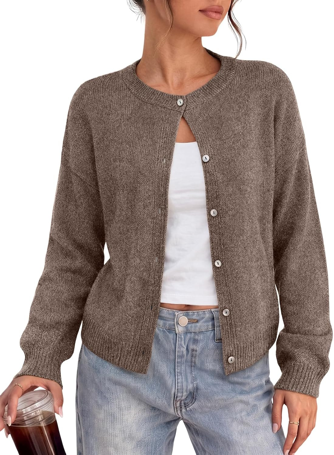 LILLUSORY Womens Button Down Cardigan Sweater Fall Clothes 2026 | Amazon (US)