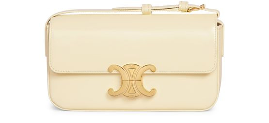 Triomphe shoulder bag in shiny calfskin - CELINE | 24S (APAC/EU)