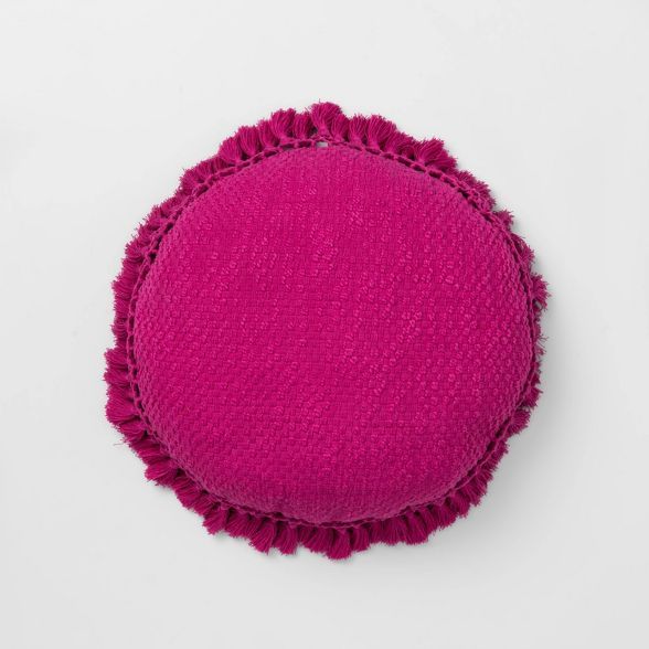 Round Crochet Throw Pillow - Opalhouse™ | Target