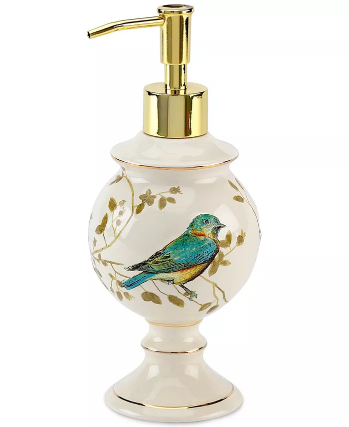 Bath Accessories, Gilded Birds Soap and Lotion Dispenser | Macys (US)