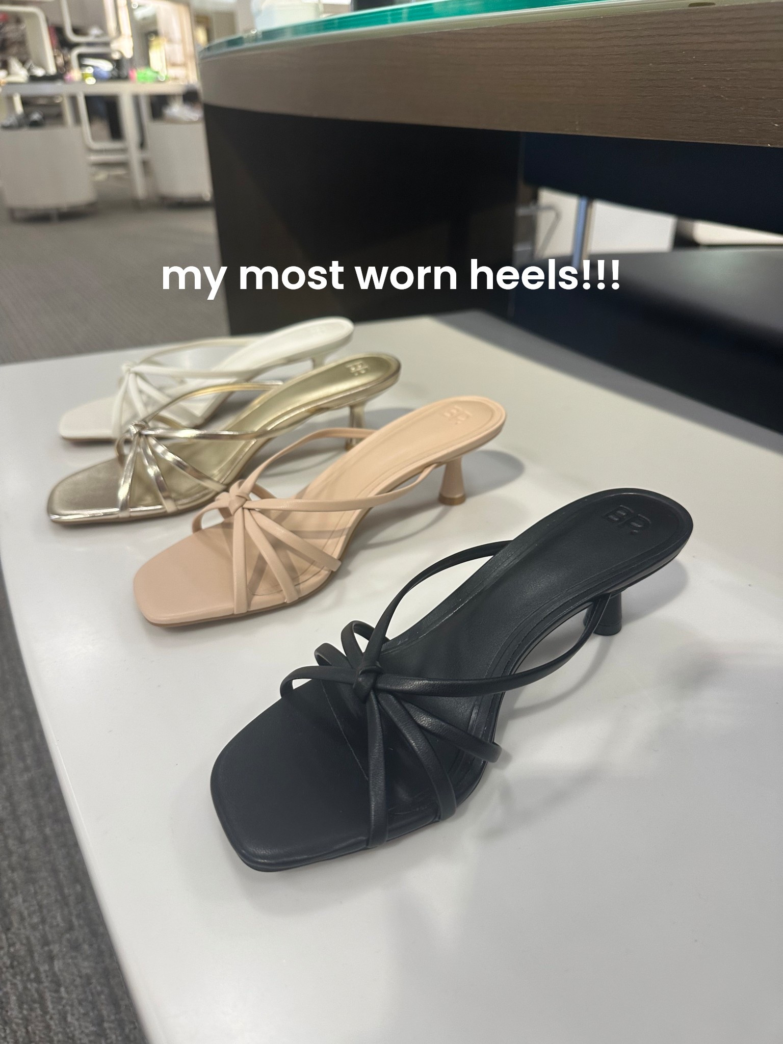 My most worn heels are back!!!!
