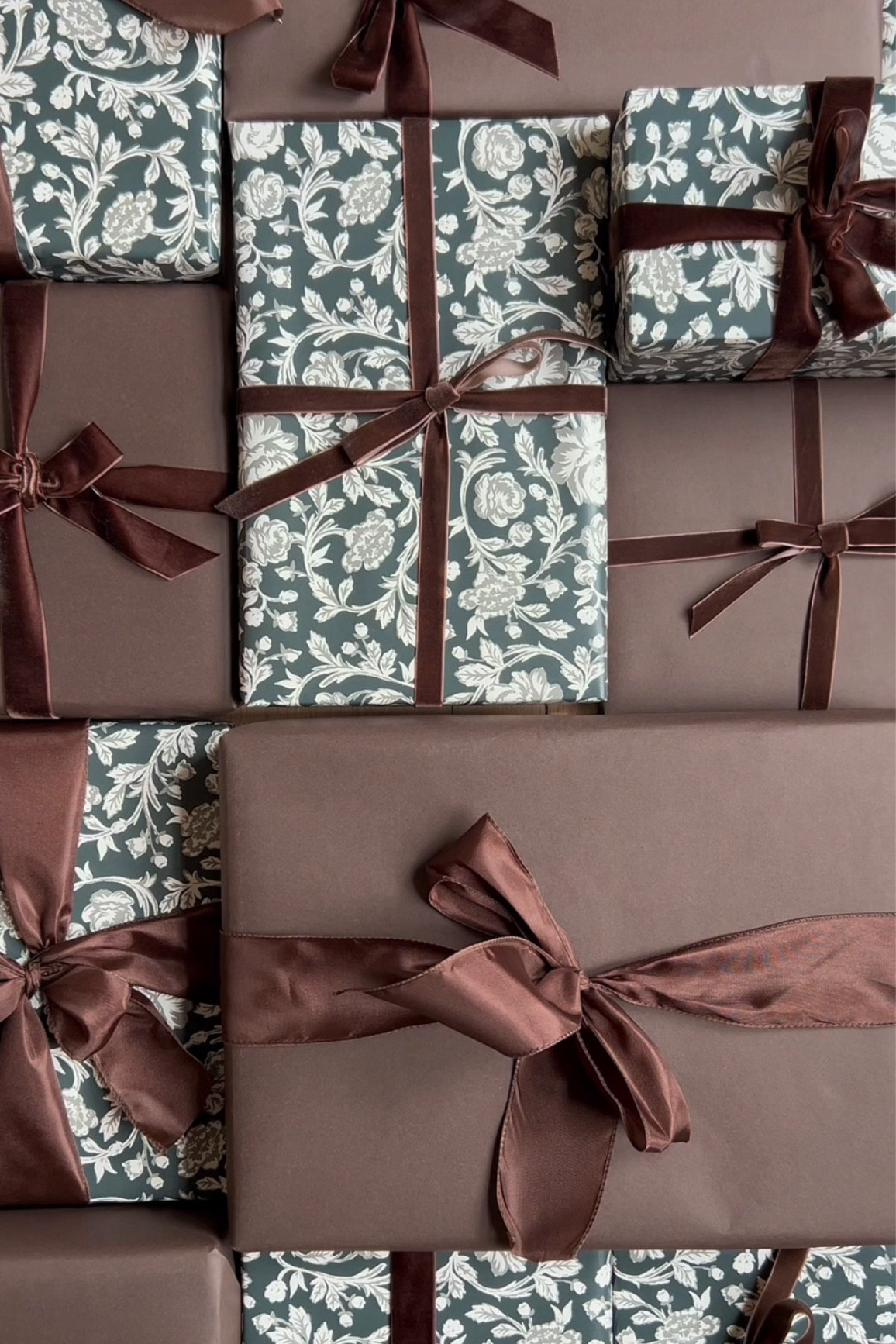 Christmas gift wrapping paper 🤎 #christmas #giftwrap #wrappingpaper 

#LTKSeasonal #LTKGiftGuide #LTKHoliday