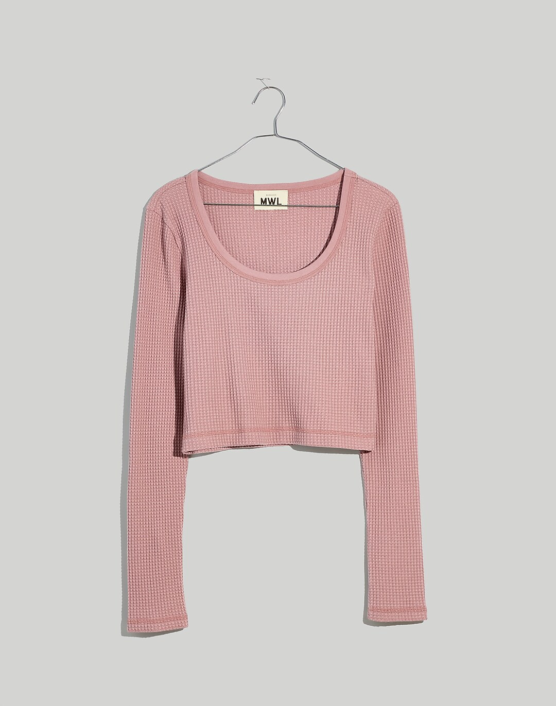 MWL Waffle Long-Sleeve Supercropped Tee | Madewell