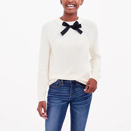 Bow-neck sweater | J.Crew Factory