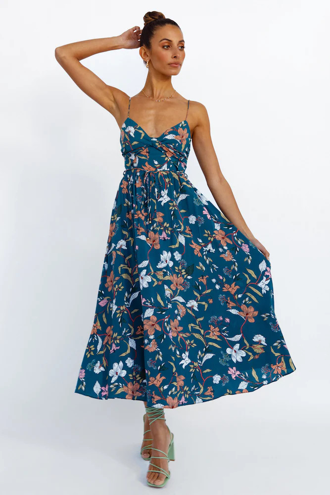 Know That Maxi Dress Teal | Fortunate One