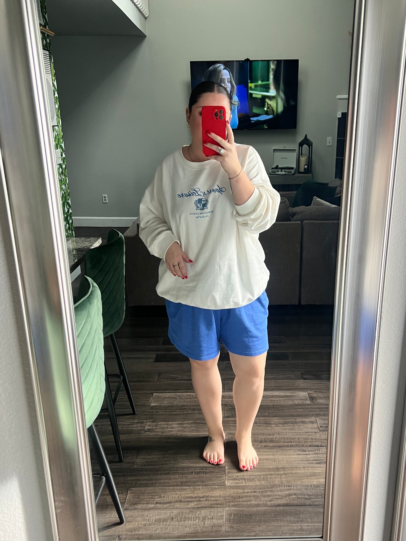 Cozy when WFH is my go to ☁️💙

#LTKStyleTip #LTKFindsUnder50 #LTKMidsize