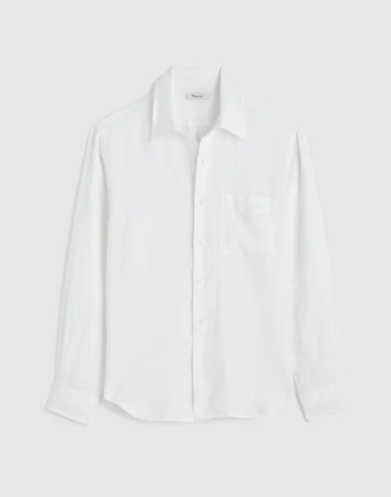 Button-Up Shirt in Linen | Madewell