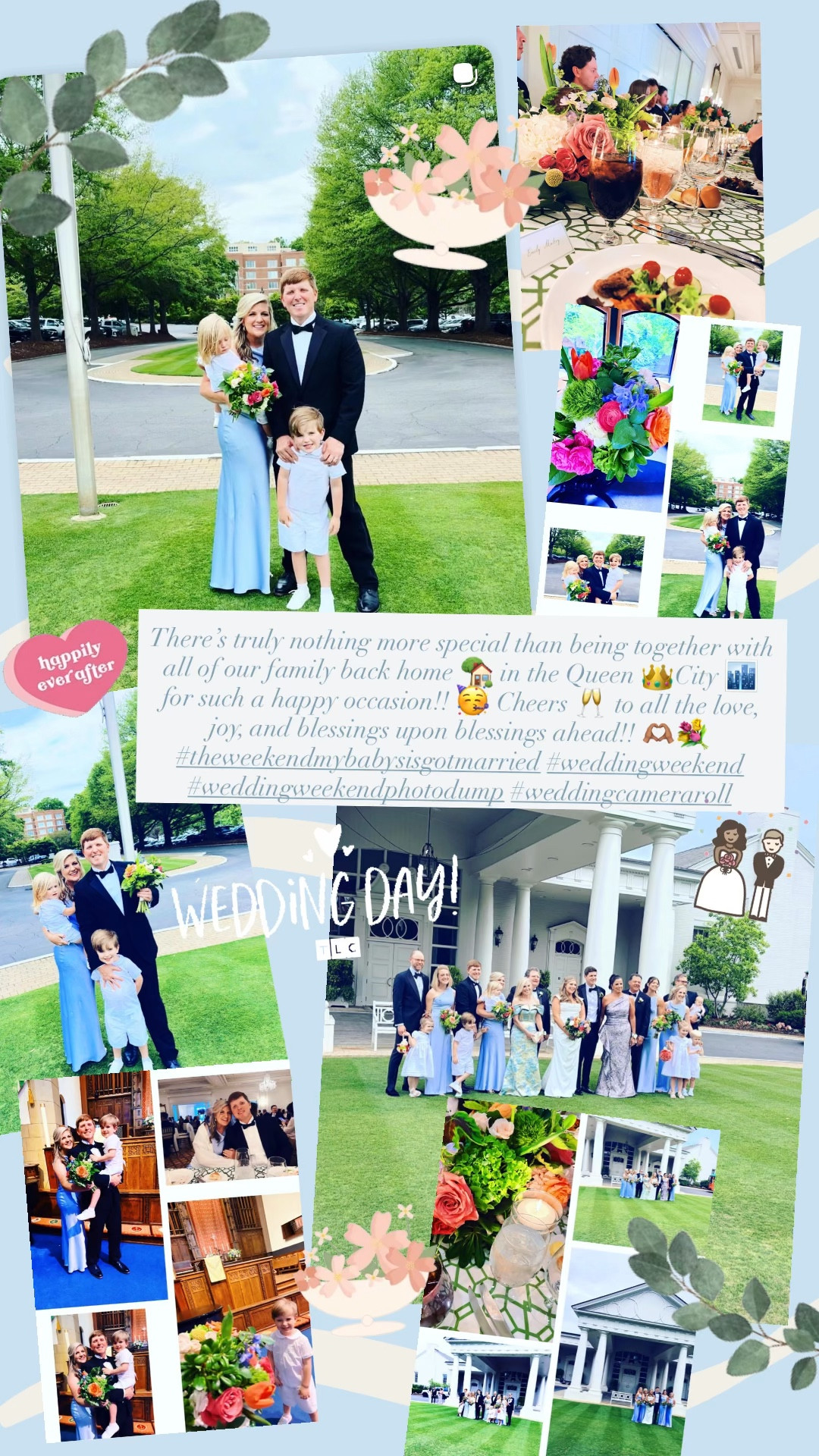 There’s truly nothing more special than being together with all of our family back home 🏡 in the Queen 👑City 🏙️ for such a happy occasion!! 🥳 Cheers 🥂 to all the love, joy, and blessings upon blessings ahead!! 🫶🏽💐