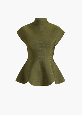 KHAITE - Andra Top In Olive | Khaite