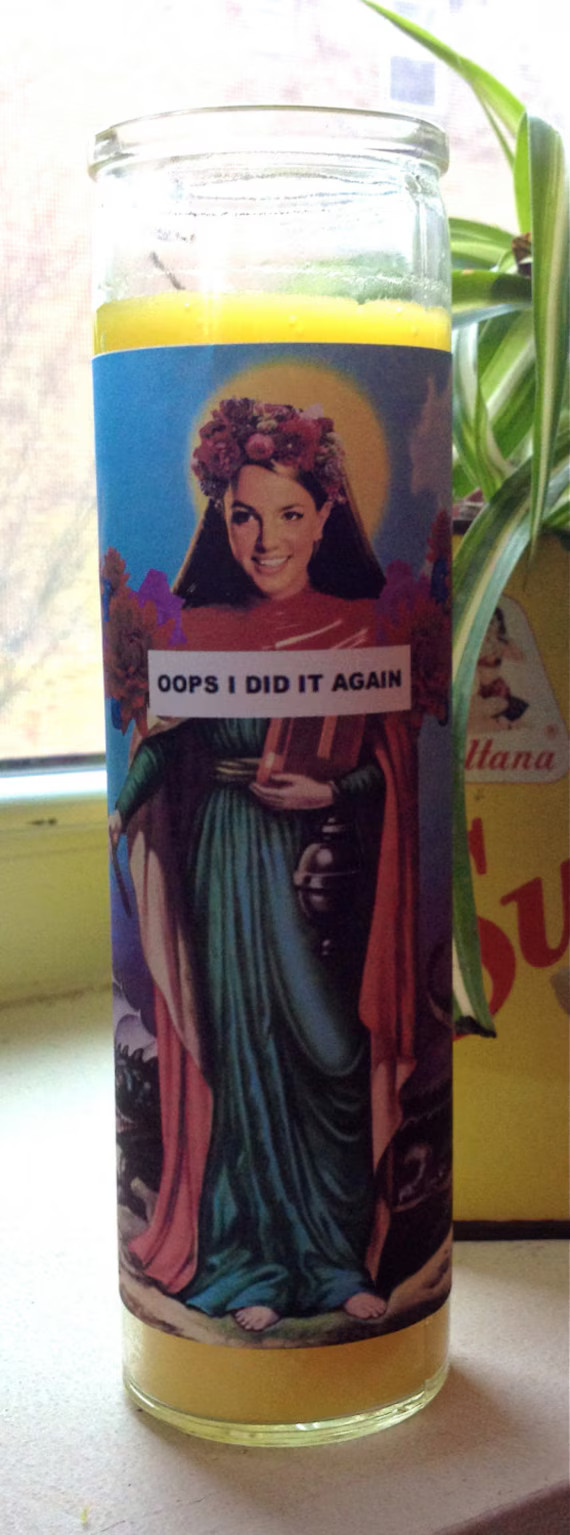 SAINT BRITNEY (00PS) Prayer Candle | Etsy (US)