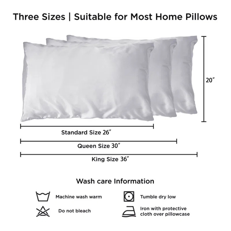 Everill Satin Microfiber Pillowcase | Wayfair North America