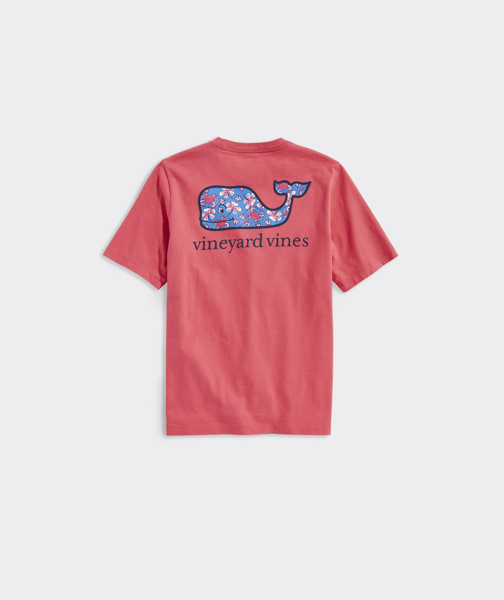 Boys' Vintage Chappy Crab Whale Fill Short Sleeve Pocket Tee | vineyard vines