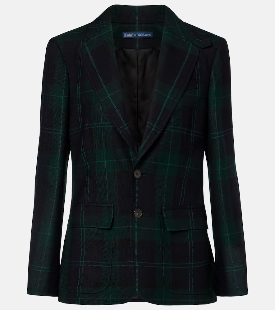 Polo Ralph Lauren Plaid wool blazer | Mytheresa (US/CA)