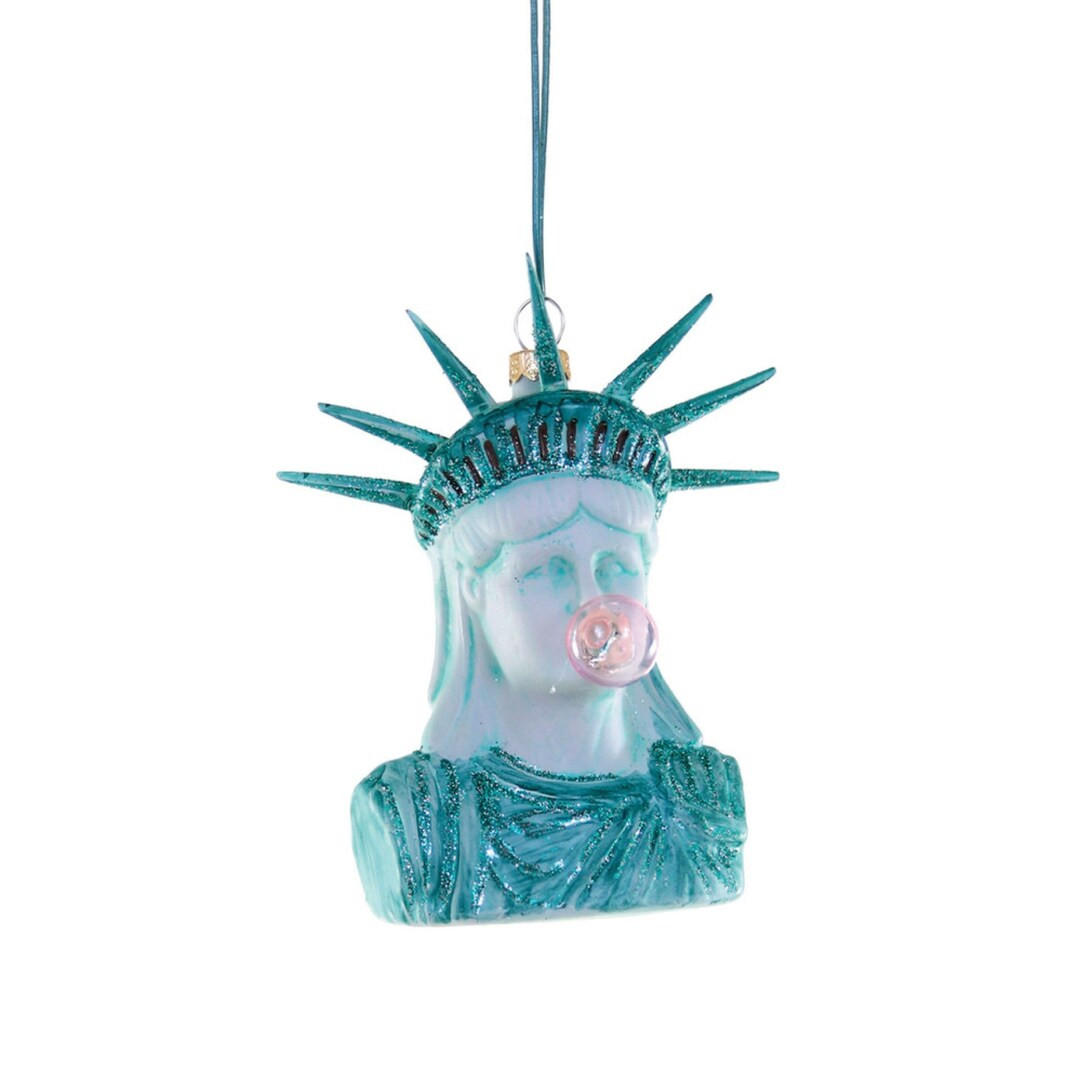 Lackadaisical Liberty Glass Ornament | Etsy (US)