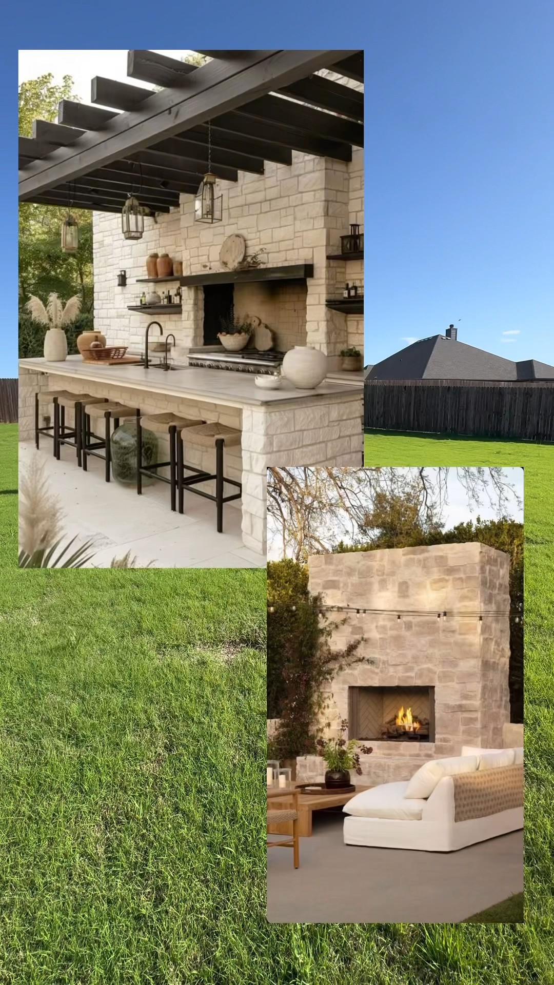 Our backyard home landscaping journey is underway! 🥳
Did I miss anything? 
Excited to start buying outdoor furniture as well. 👏🏽

#LTKHome #LTKStyleTip