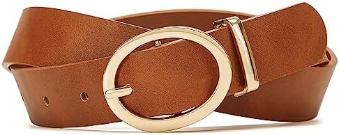 Earnda Womens Belts for Jeans Faux Leather Strap | Amazon (US)