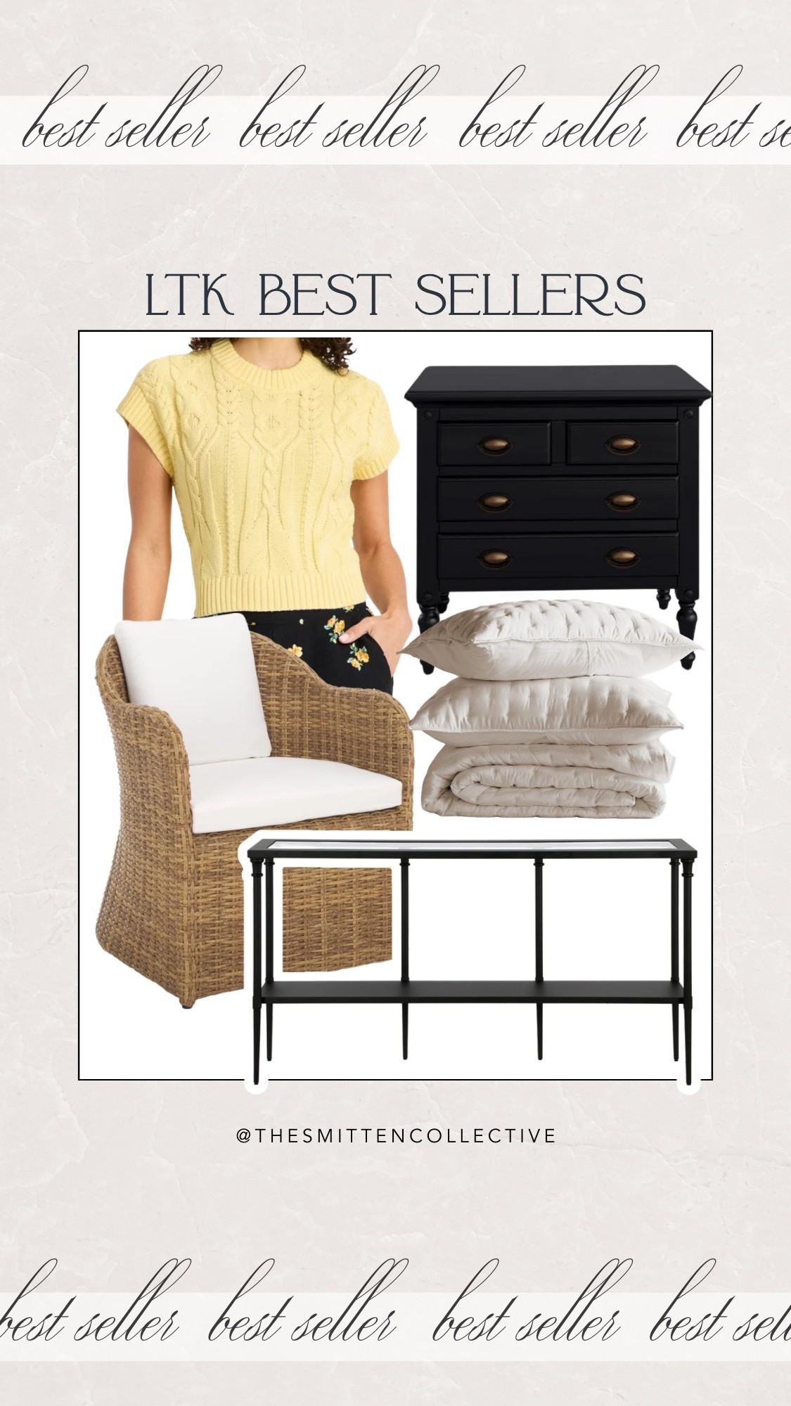 Ltk best sellers lately! Including this buttercream yellow top, night stand, console table, outdoor dining chair, and bedding set. 

Ltk, home must haves bedroom, spring style, best sellers, outdoor furniture, target, wayfair

#LTKspringtrends #LTKHome #LTKspring