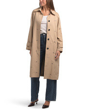Embroidered Horse Trench Coat | TJ Maxx