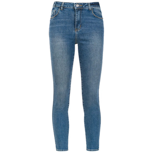 Le Lis Blanc Calça jeans 'Aline' skinny - Azul | FarFetch BR