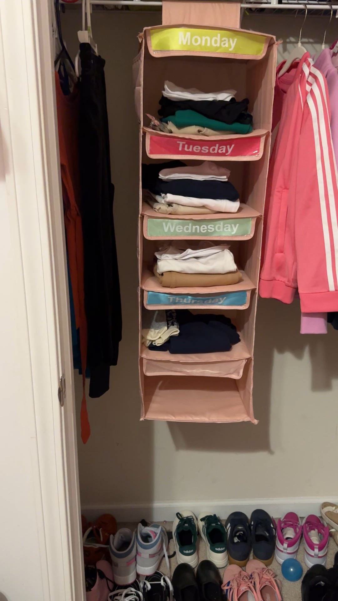 Daily clothes organizer for school! 

#LTKKids #LTKFindsUnder100 #LTKHome