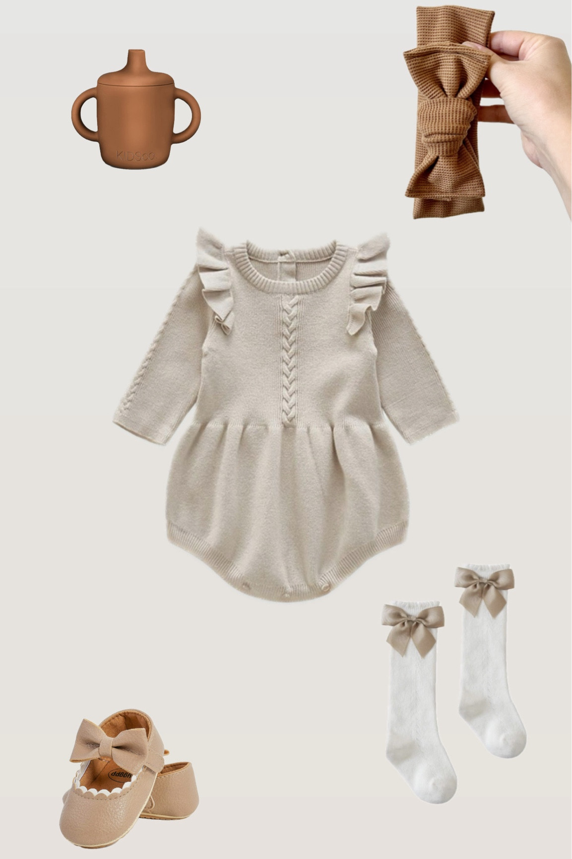Neutral Baby Girl Outfit Idea! ✨ 
.
.
.


#LTKbaby #LTKGiftGuide #LTKMostLoved