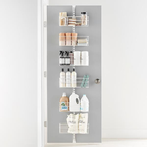 Elfa Utility Large Over the Door Rack | The Container Store
