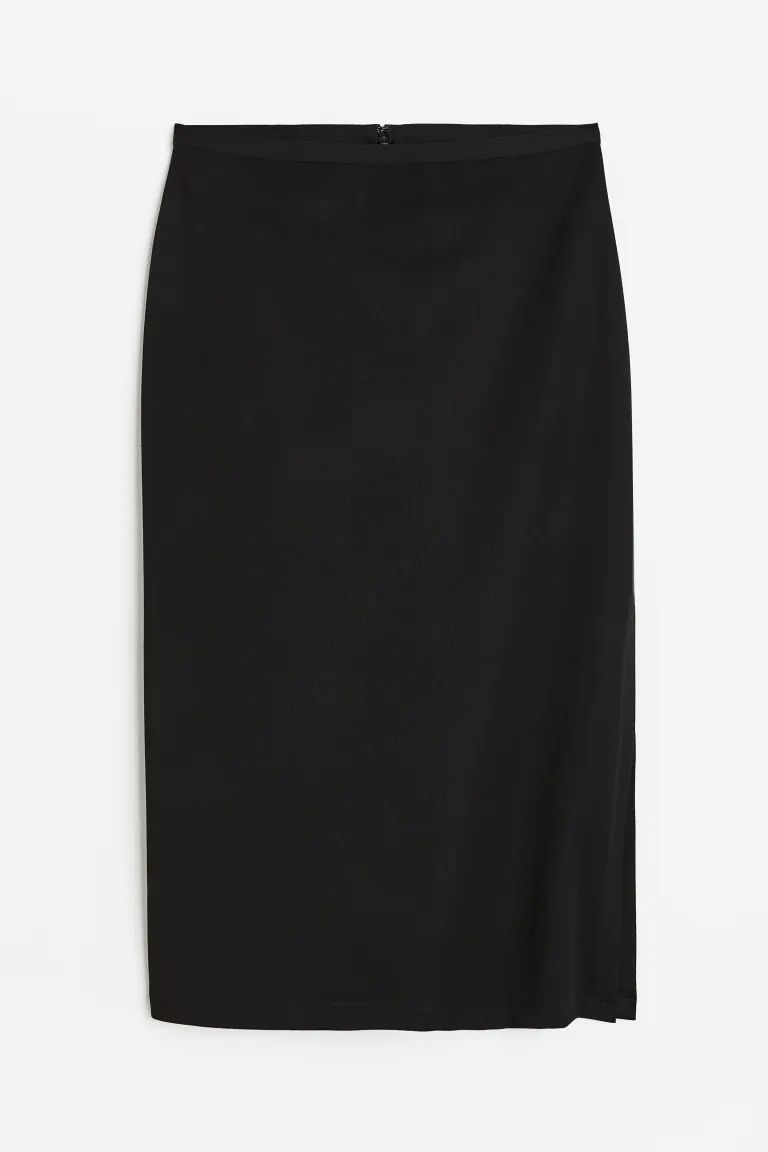 Slit-hem pencil skirt | H&M (UK, MY, IN, SG, PH, TW, HK)