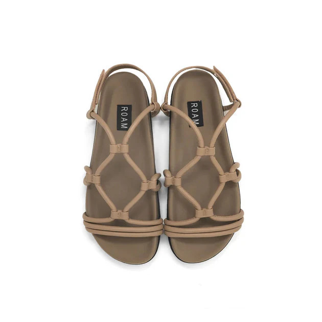 ROAM LINKY SANDALS BISCUIT VEGAN LEATHER | ROAM