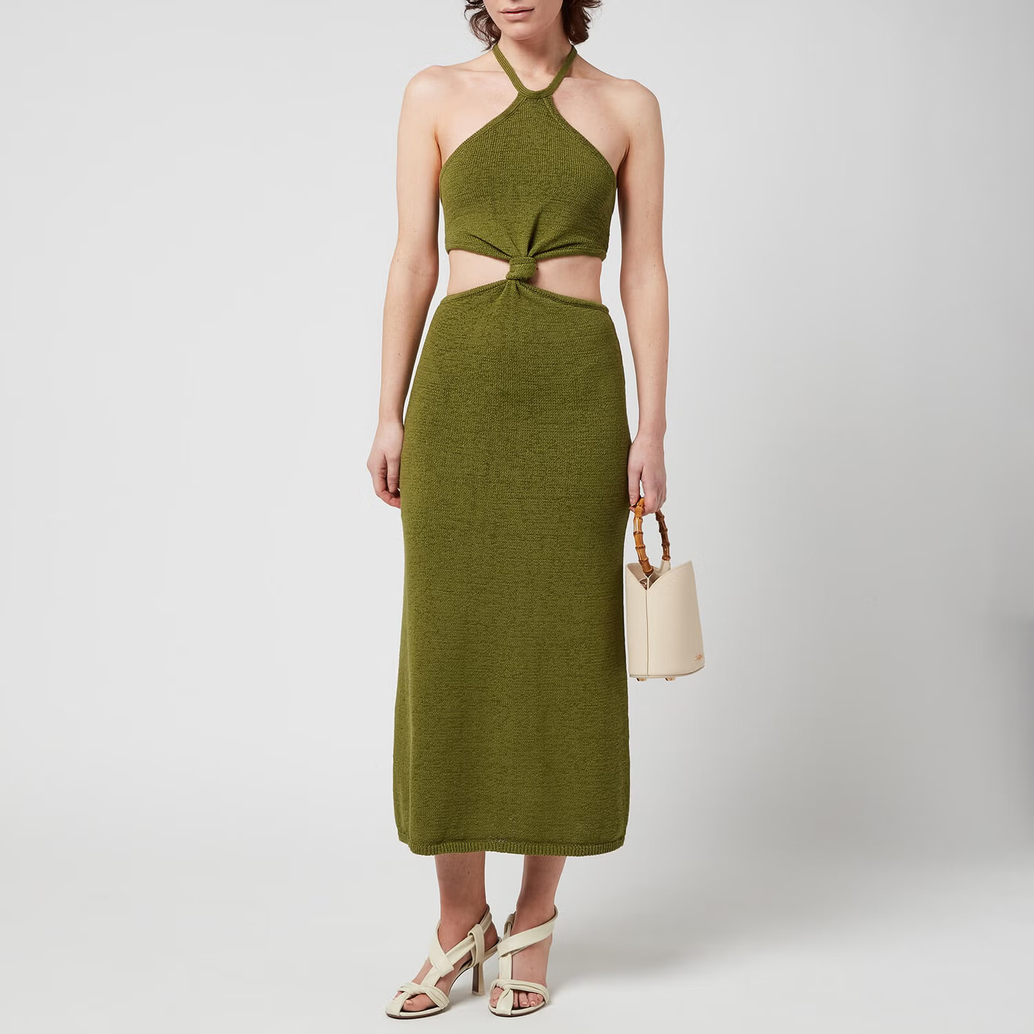 Cult Gaia Women's Cameron Knit Dress - Olive | Coggles (Global)
