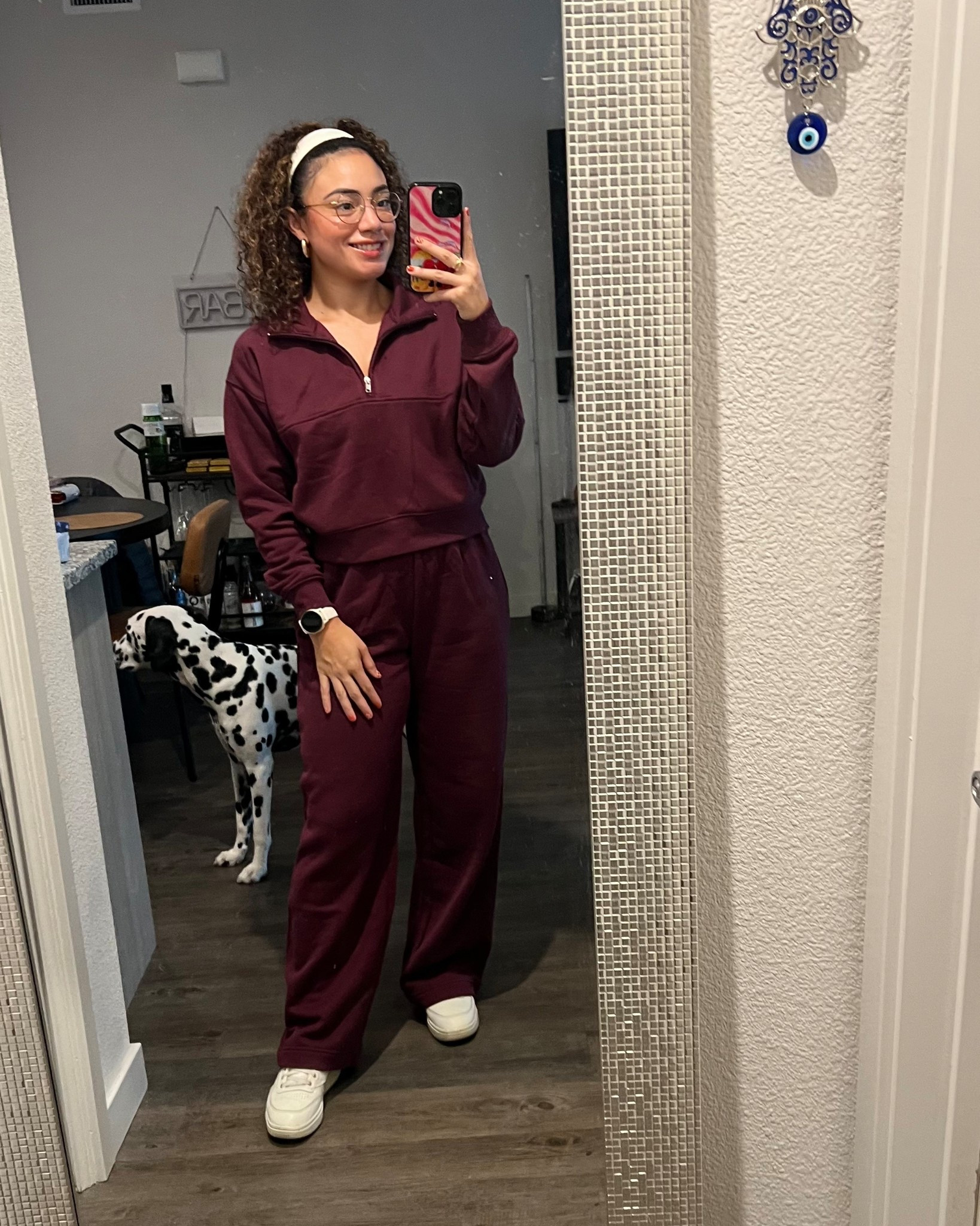 Cozy matching burgundy set perfect for Fall 

#LTKgrwm #LTKdayinmylife #LTKSeasonal