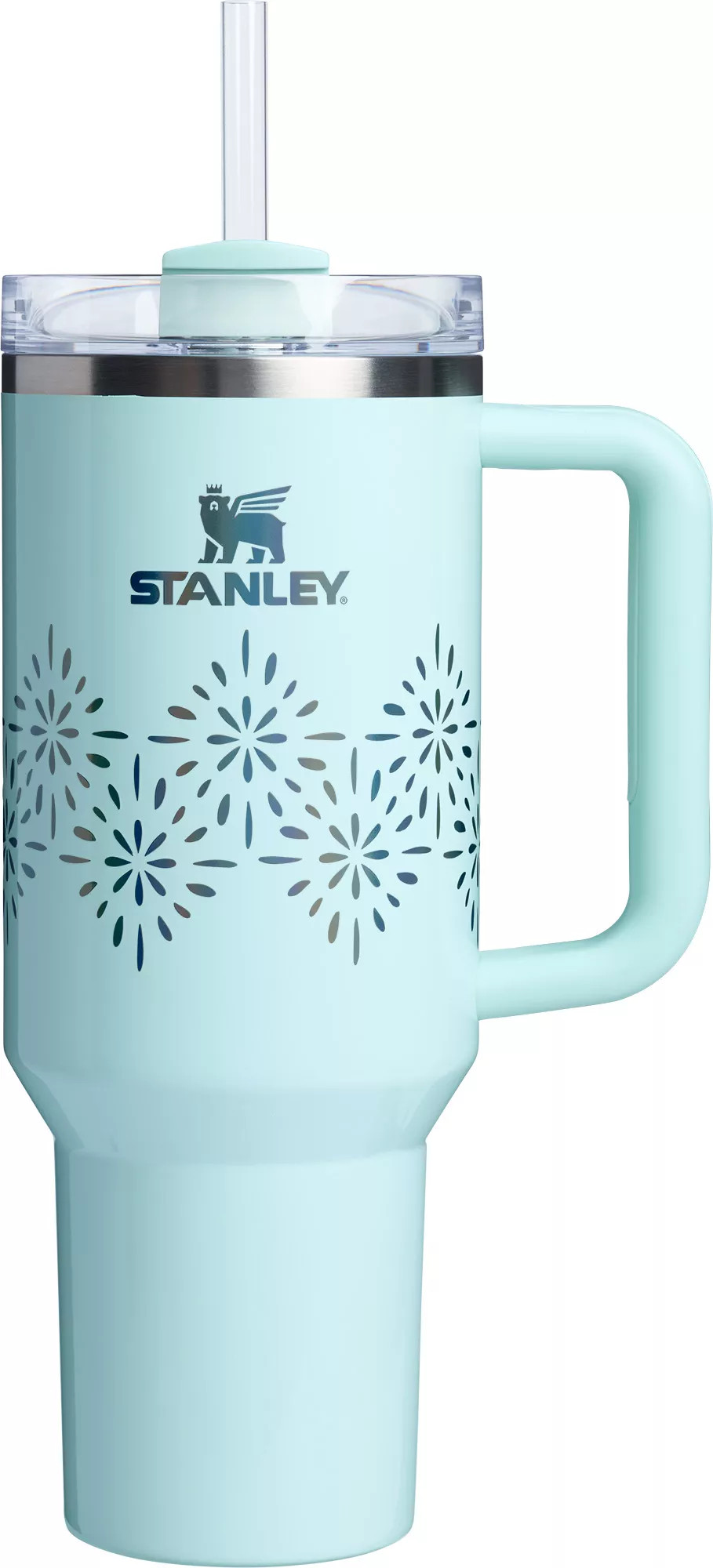 Stanley 40 oz. Quencher H2.0 FlowState Tumbler - Winter Wonderland Collection, Seaglass Gloss | Dick's Sporting Goods